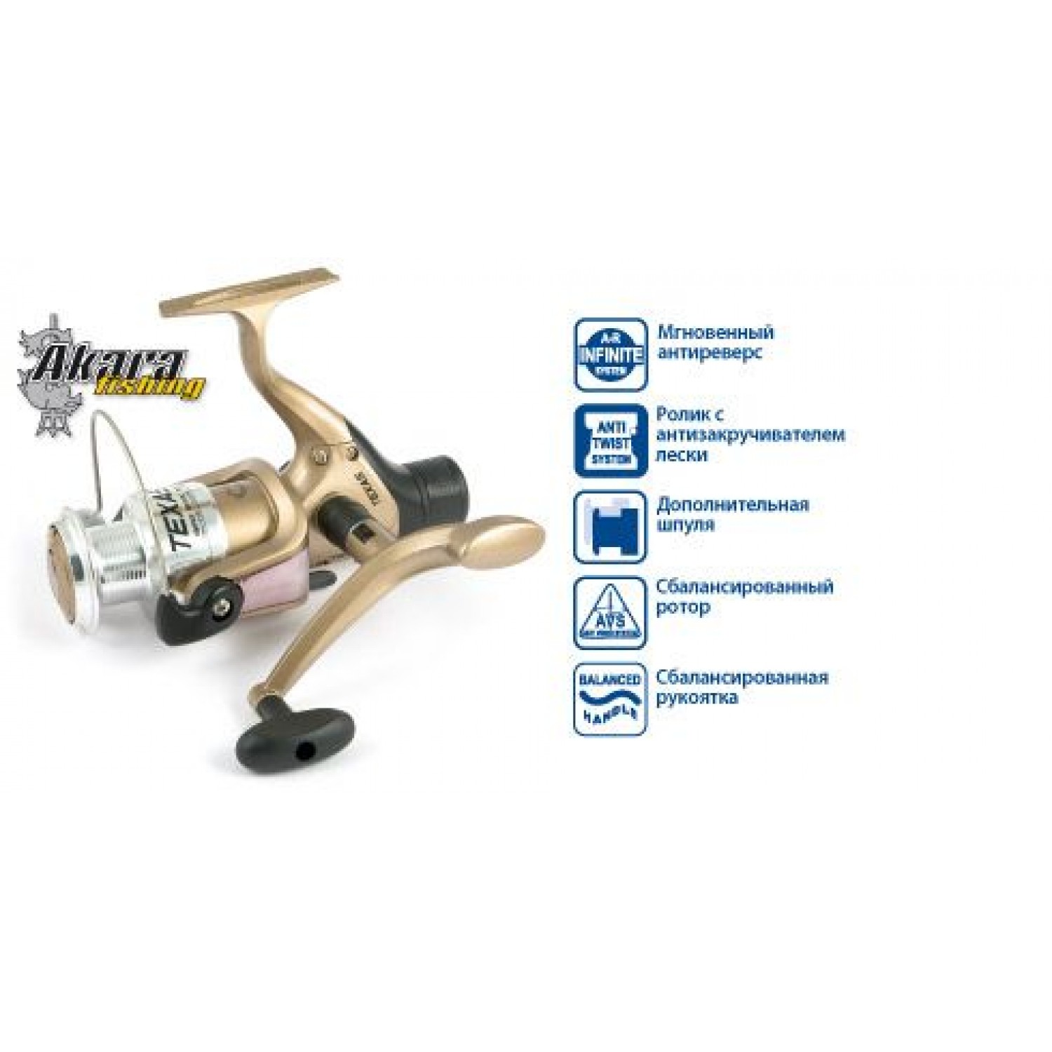 Покупка Катушка AKARA TS 20A, 3 ш.п. + 1 р. в Минске Беларуси