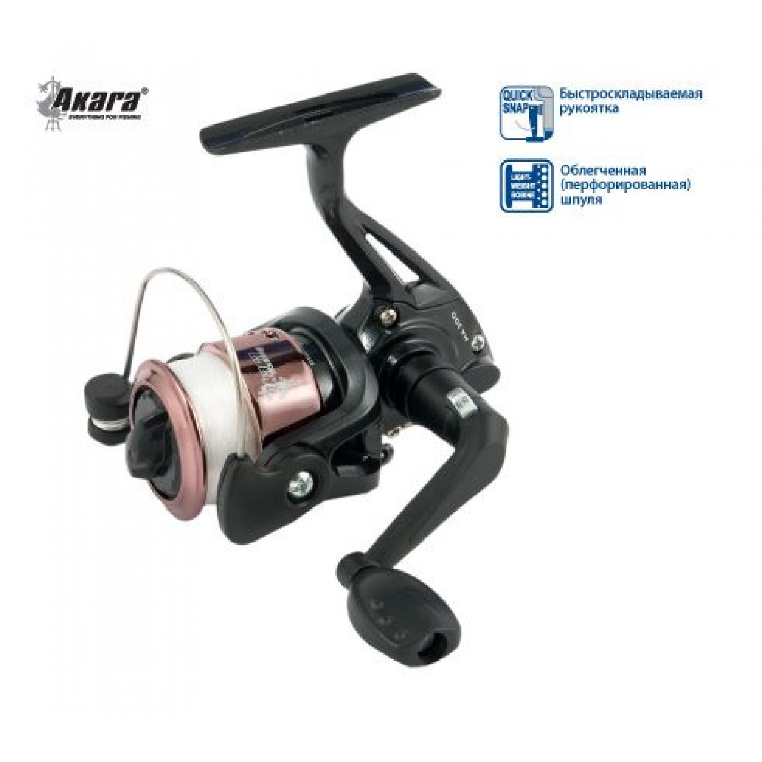 Покупка Катушка AKARA Mars MA 200 с леской, 1 ш.п. в Минске Беларуси