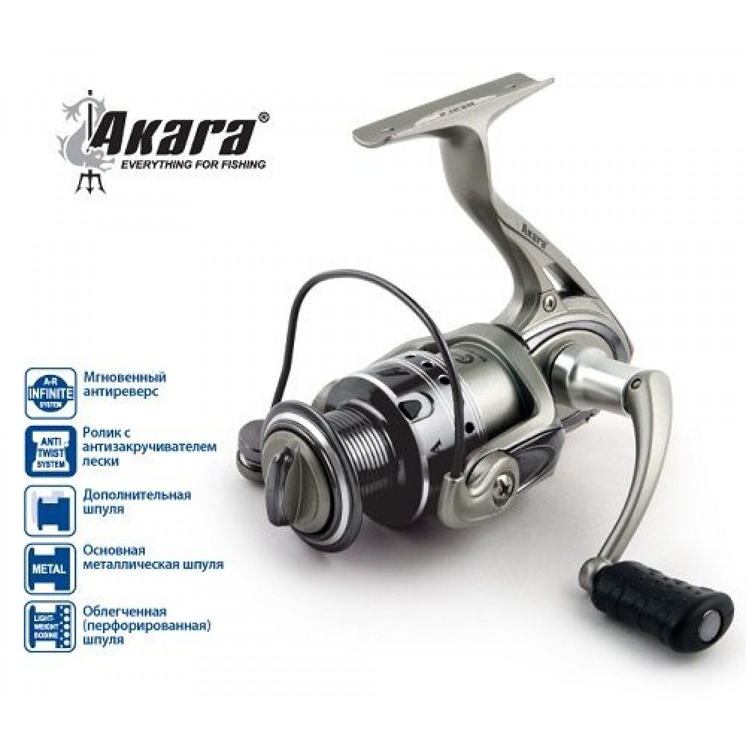 Покупка Катушка AKARA Demetra FD2000A, 5 ш.п. + 1 р. в Минске Беларуси