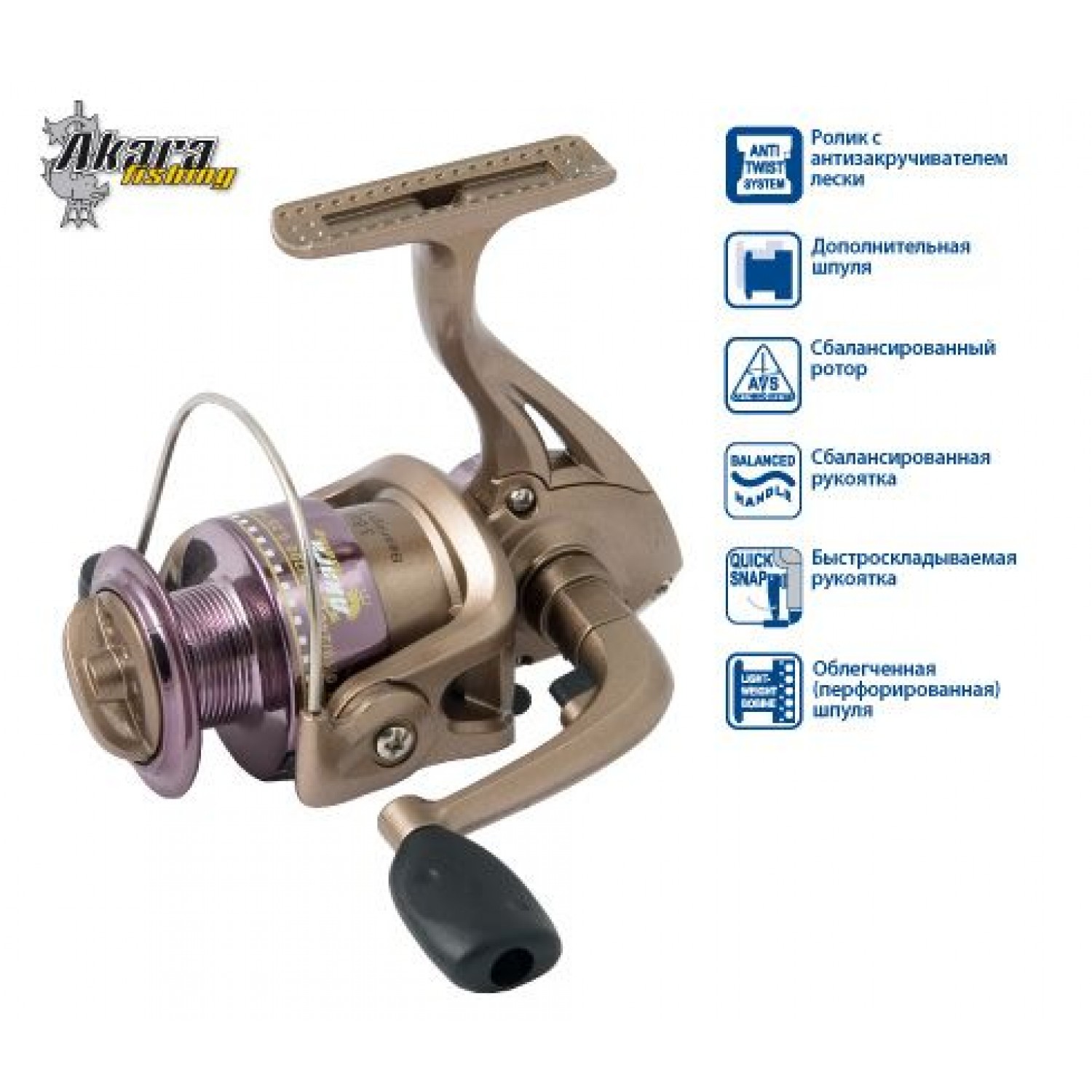 Покупка Катушка AKARA DM 7000, 3 ш.п. в Минске Беларуси