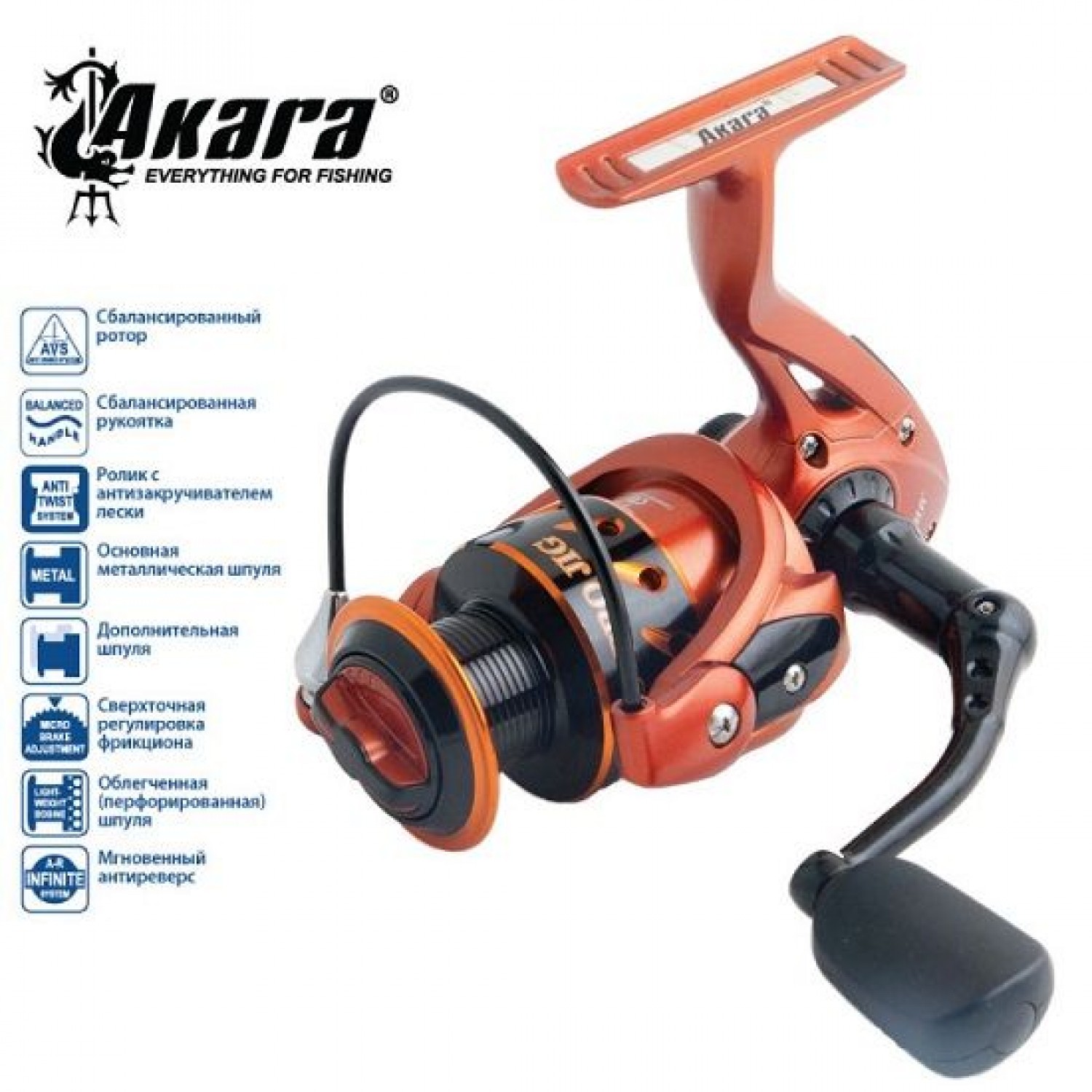Покупка Катушка AKARA Pro Jig PJF 1000 в Минске Беларуси