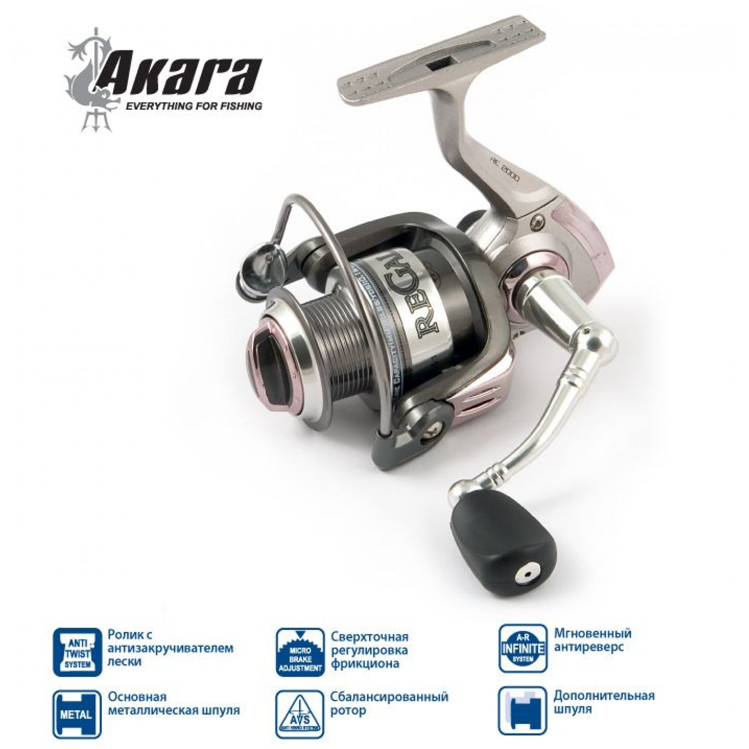 Покупка Катушка AKARA Regal RE, 7 ш.п. + 1 р. в Минске Беларуси