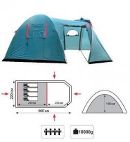 Палатка TRAMP Anaconda 4 V2
