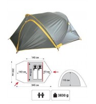 Палатка TRAMP Colibri+ V2