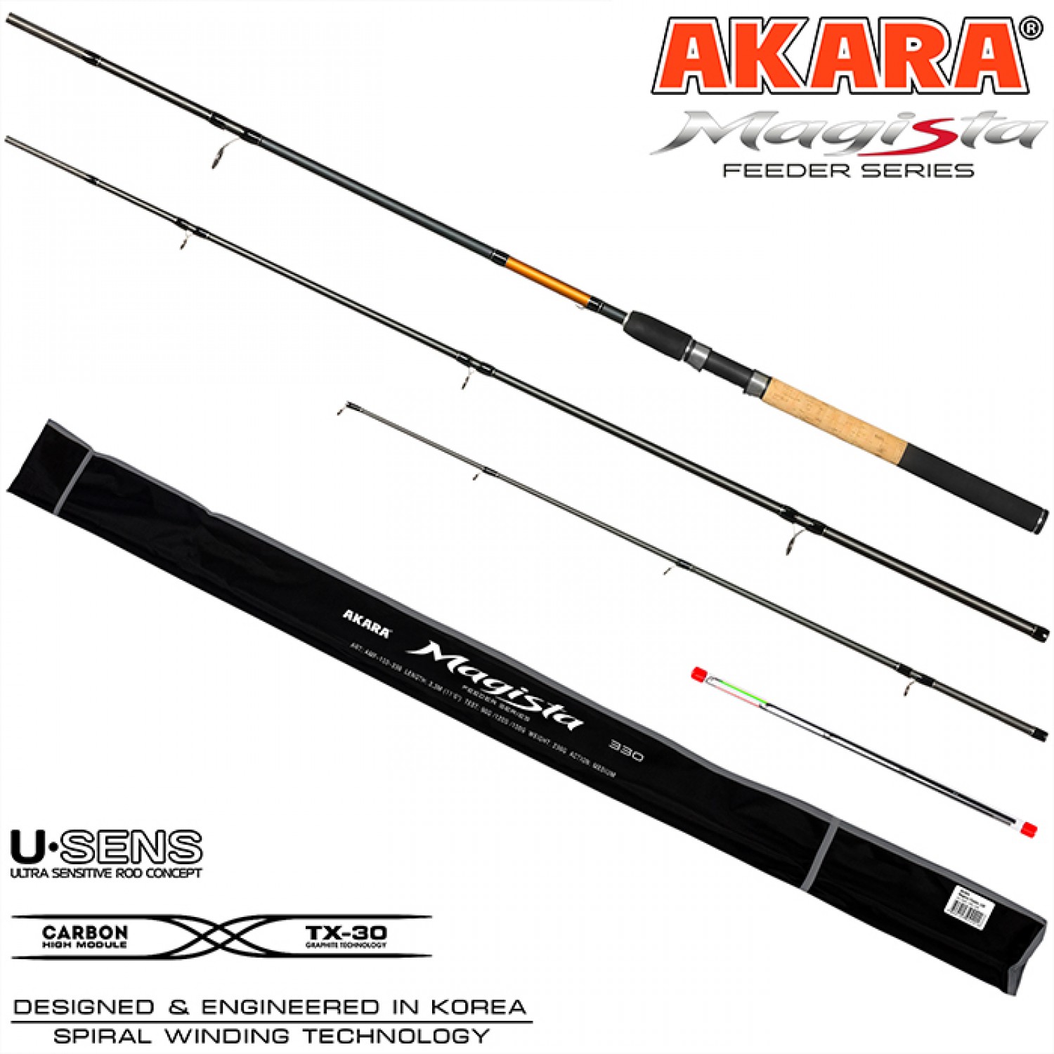 Покупка Фидер AKARA Magista Feeder 3.3м. 60-120гр. в Минске Беларуси