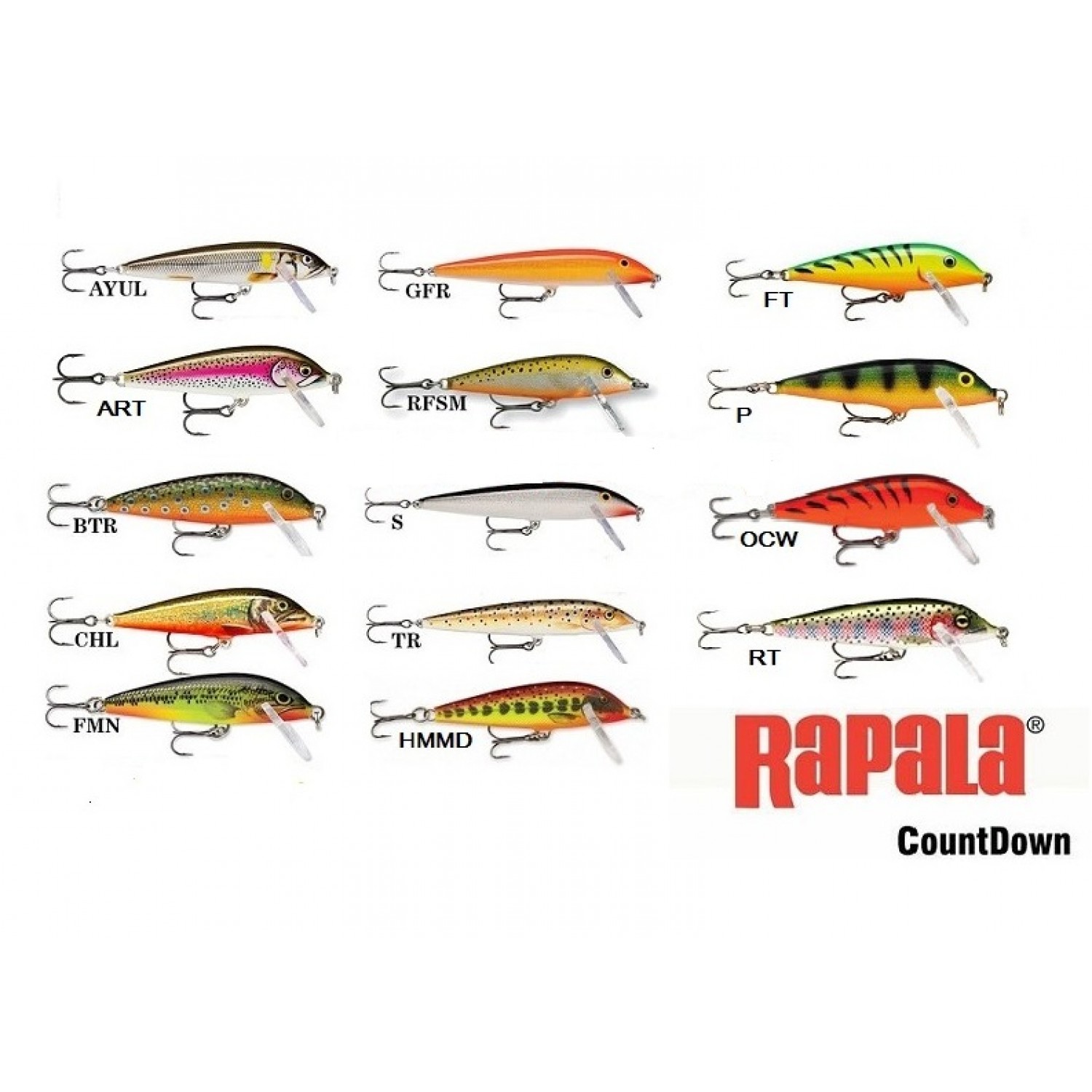 Покупка Воблер RAPALA Countdown CD09 в Минске Беларуси